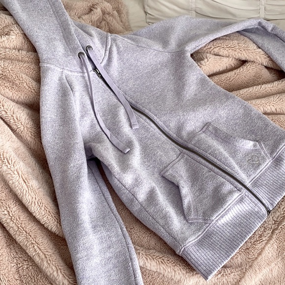 Purple zip up sweater - Picture 3 of 3